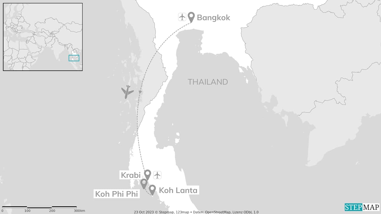 Southern Thailand: Bangkok, Krabi and Koh Lanta