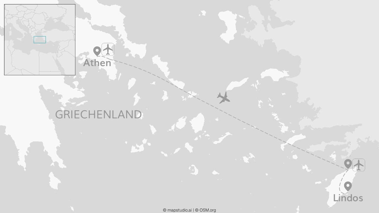 Athen & Rhodos: Von der Akropolis zu Inselstränden